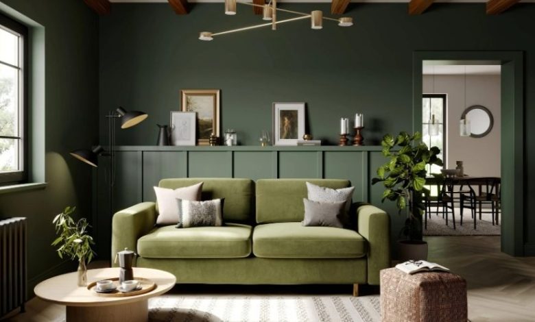 Green Couch Living Room Ideas