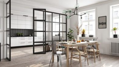 80 Partition Designs Between Living Dining