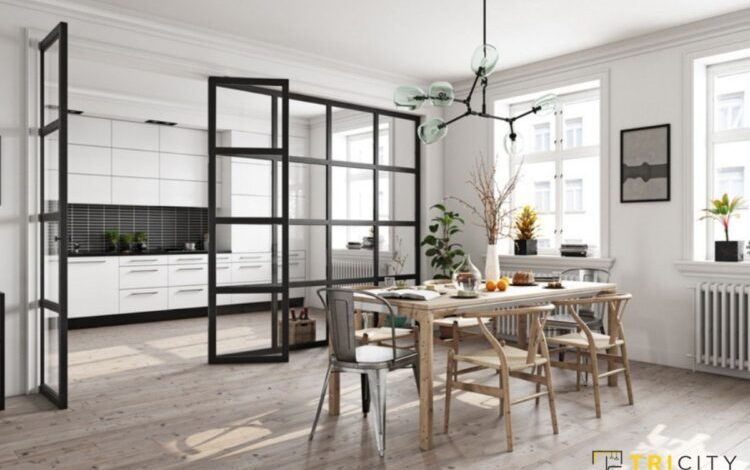 80 Partition Designs Between Living Dining