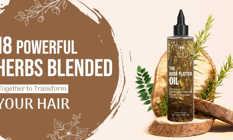 Unleash the Magic of Herbs for Your Hair With Tnw's Newly Launched the Herb Platter Oil!