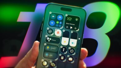 ios18 widgets on an iPhone screen with the number 18 in the background