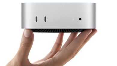 A marketing image of the 2024 Mac Mini.