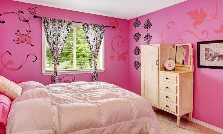 8 Matching Pink Two Colour Combination For Bedroom Walls