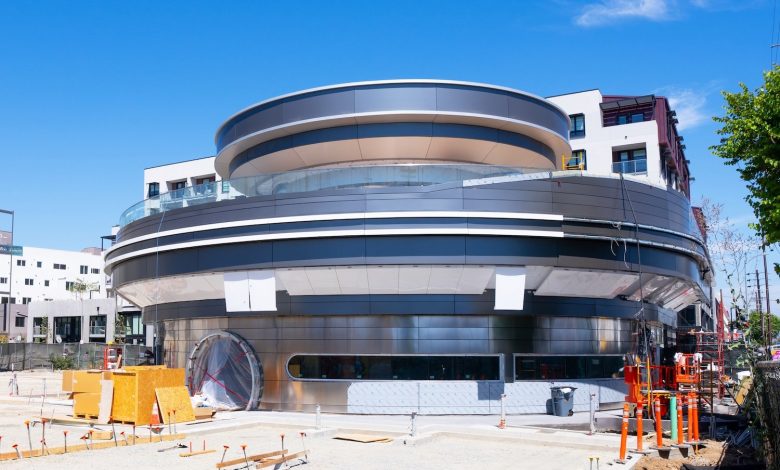 Elon Musk's new Tesla Diner & Drive-In, currently under construction along the Historic Route 66 stretch of Santa Monica Blvd on August 16, 2024 in Hollywood, California.