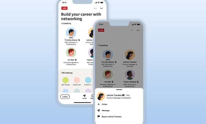 LinkedIn is killing the standalone live audio feature you probably forgot about