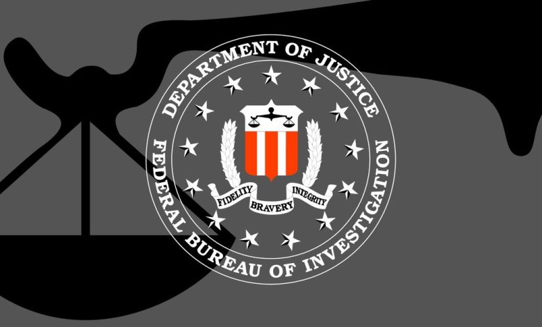 Vector collage of the FBI seal.