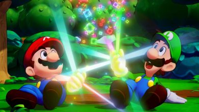 A screenshot from the video game Mario &amp; Luigi: Brothership.