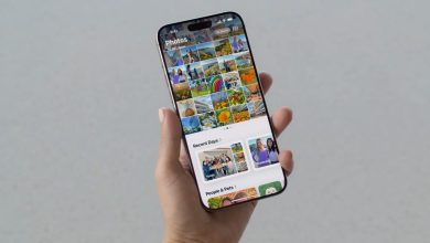 Screenshot showing Apple&apos;s revised Photos app