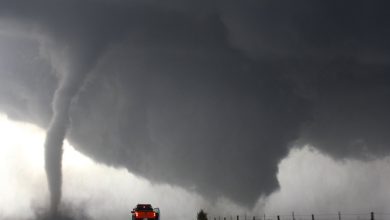 A tornado near Pender, Nebraska, in 2015