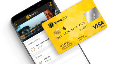 TymeBank credit card and app